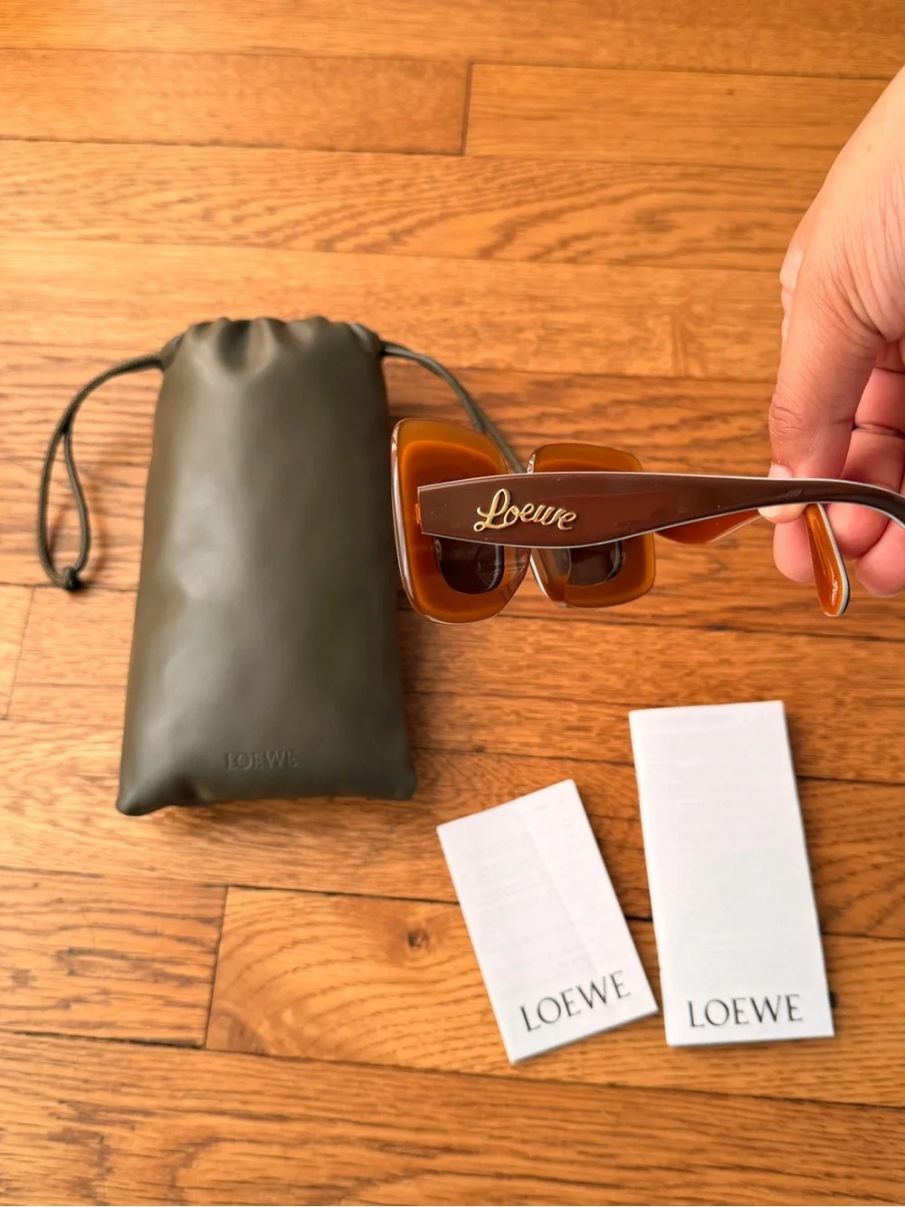 LOEWE × Paula's Ibiza 47MM Rectangular Sunglasses